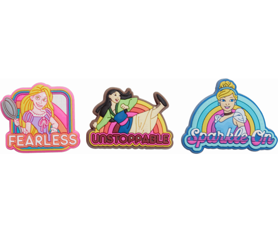 Crocs Disney Herojės 3 Vnt