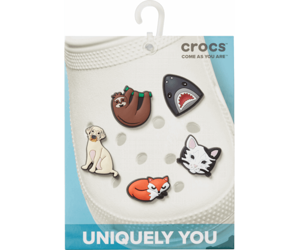Crocs Priedai^jibbitz Gyvūnų Mylėtojas 5 Pak