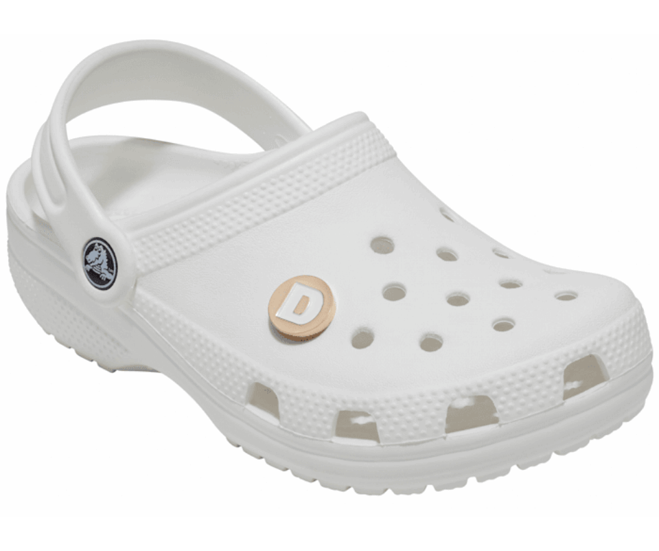 Crocs Auksinė Raidė D
