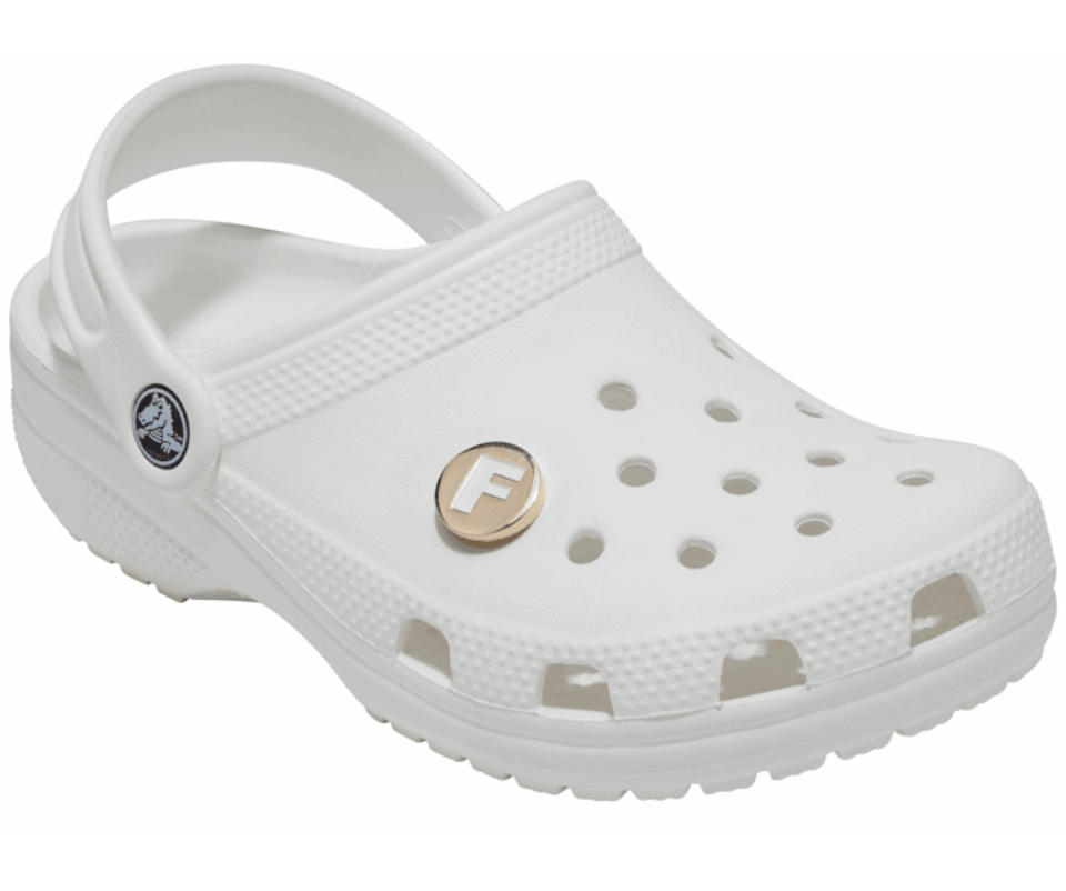 Crocs Auksinė Raidė F