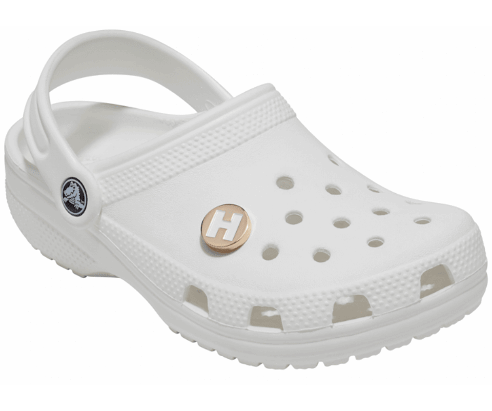 Crocs Auksinė Raidė H