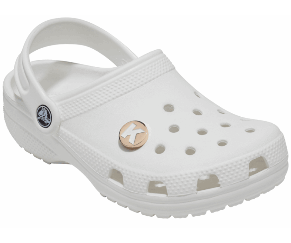 Crocs Auksinė Raidė K