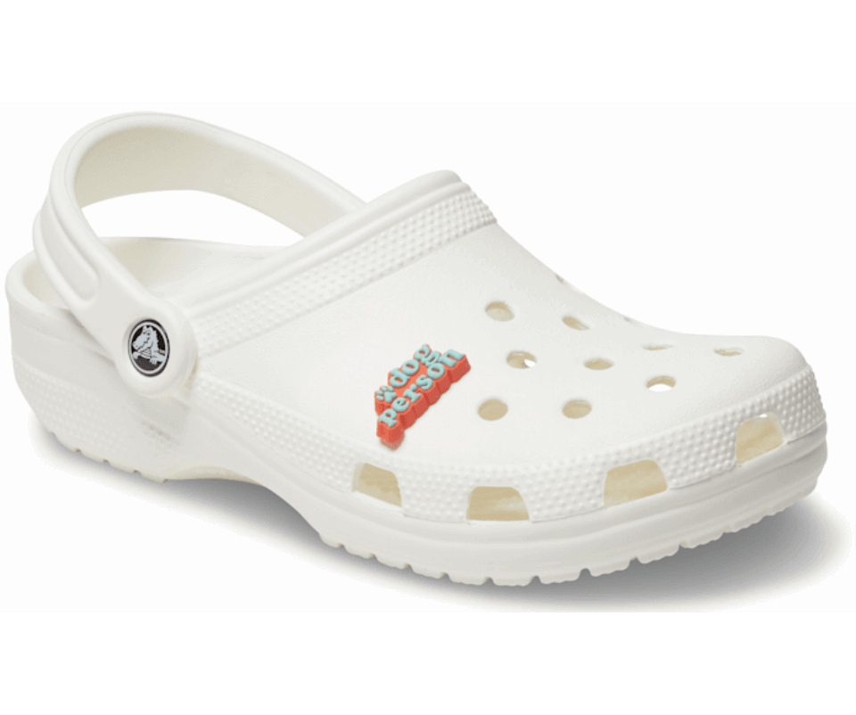 Crocs šuo žmogus