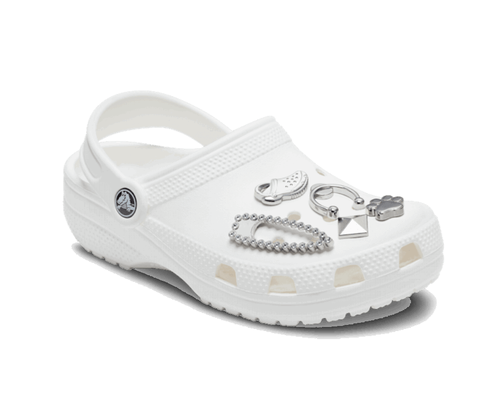 Crocs Paaukštintas Sidabrinis Sportinis 5 Pak
