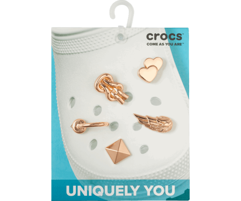 Crocs Paaukštintas Auksinis Gurl 5 Pak
