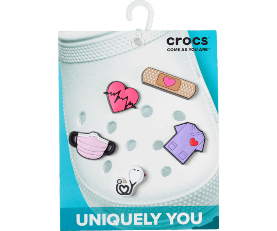 Crocs Health Heart 5 Pak