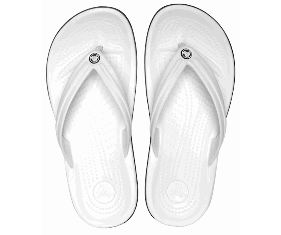Crocs Crocband™ Apverstas Baltas