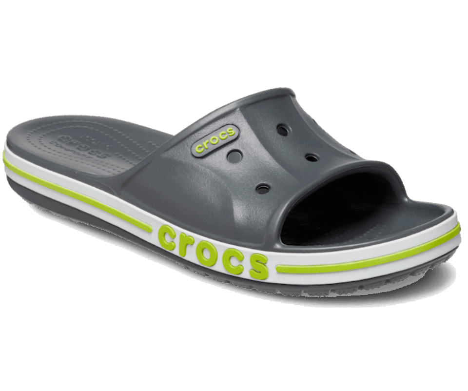 Crocs Bayaband Slide šiferio Pilkai Kalkių Perforatorius
