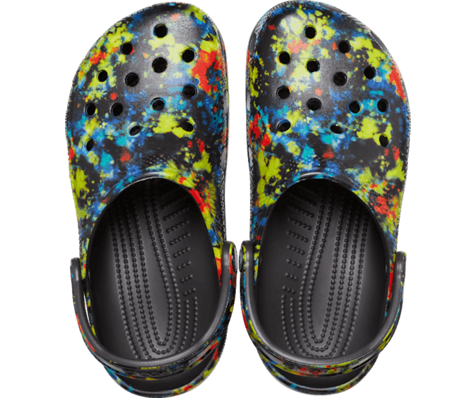 Crocs Classic Tie-dye Grafinis Klumpas Turq Tonikas-multi