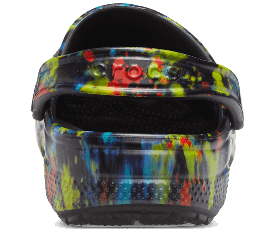 Crocs Classic Tie-dye Grafinis Klumpas Turq Tonikas-multi