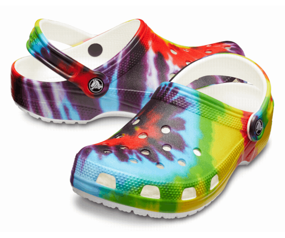 Crocs Classic Tie-dye Grafinis Klumpas Multi