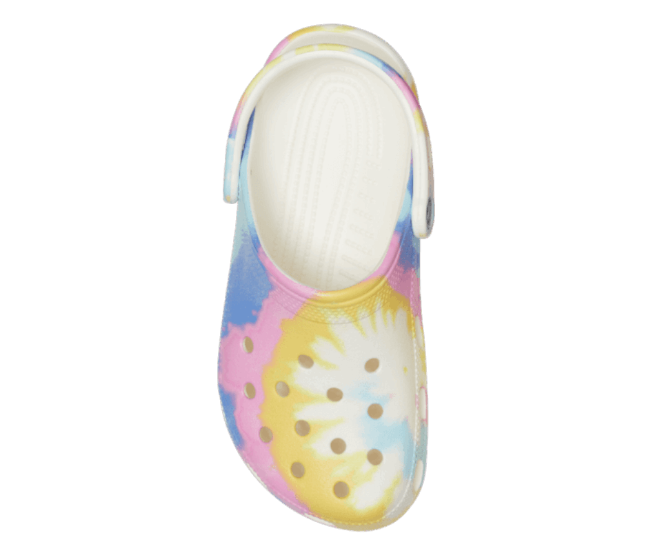 Crocs Classic Tie-dye Grafinė Klumpė Balta-multi