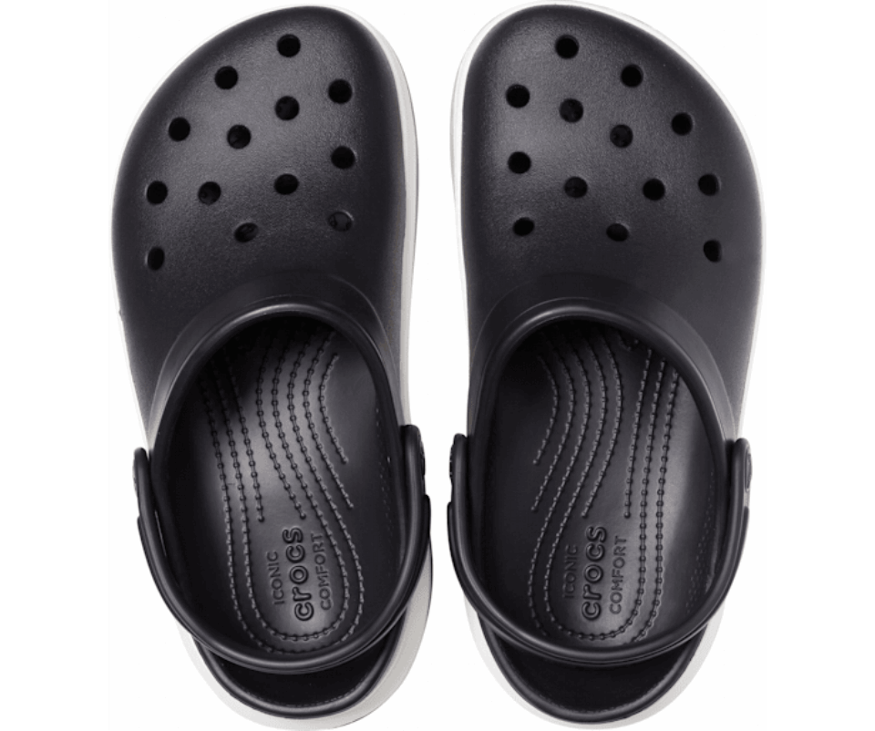 Crocs Crocband™ Pilnos Jėgos Užkimšimas Juodai Baltas
