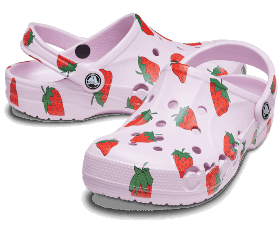 Crocs Baya Sezoninė Marginta Klumpėmis Balerina Rožinė
