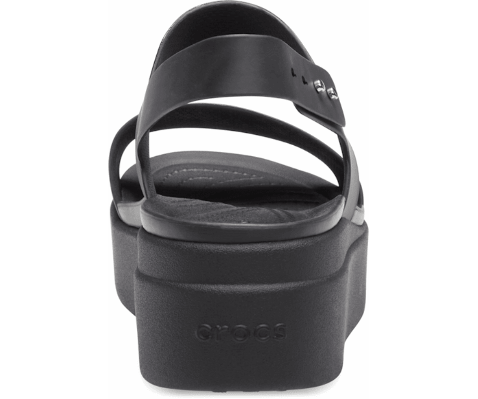 Crocs Moteriškas Brooklyn žemas Pleištas Juodas