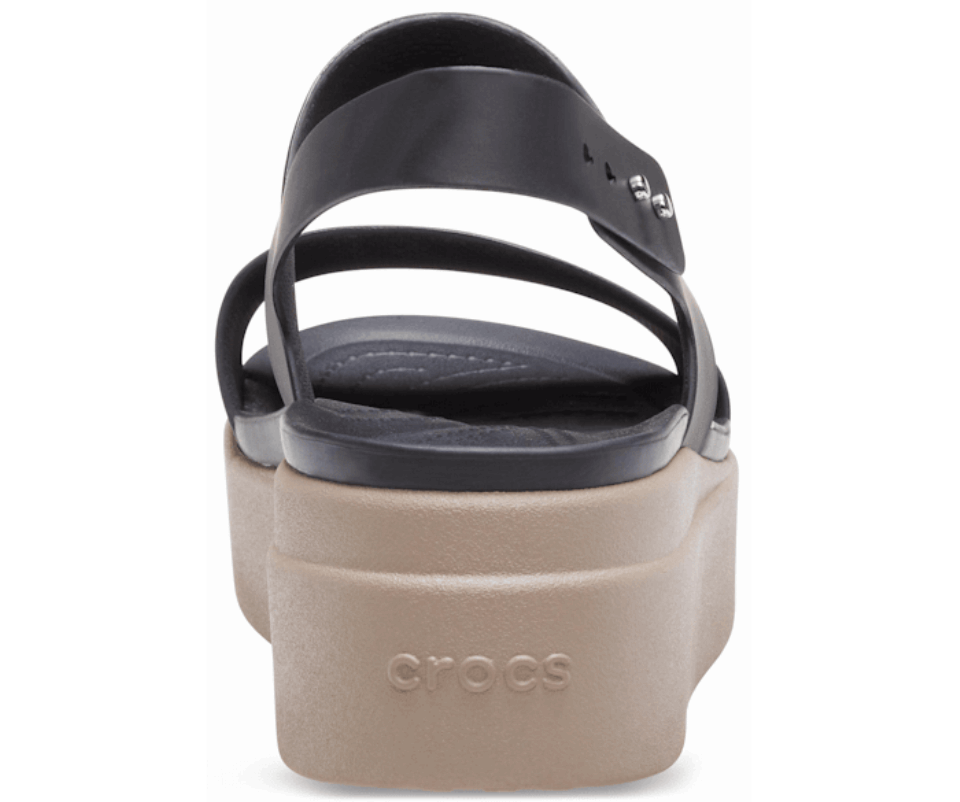 Crocs Moteriškas Brooklyn žemas Pleištas Juodas Grybas