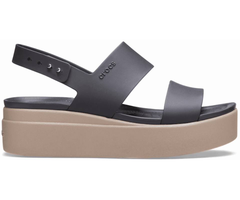 Crocs Moteriškas Brooklyn žemas Pleištas Juodas Grybas
