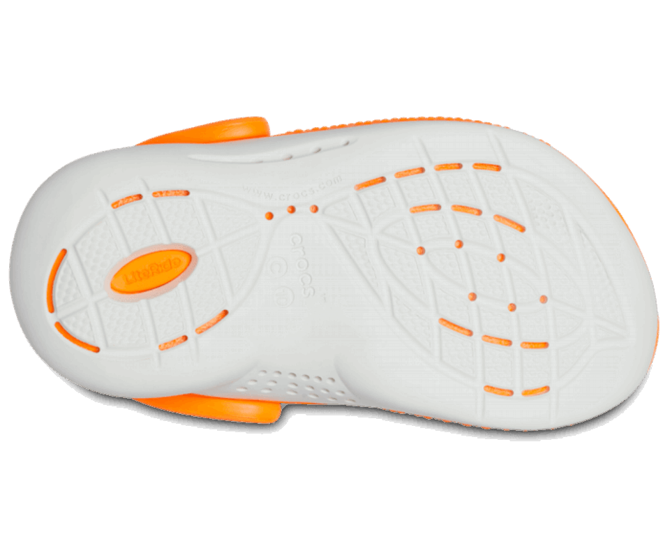 Crocs Toddlers' Literide 360 ​​clog Taffy Rausvos-oranžinės Spalvos