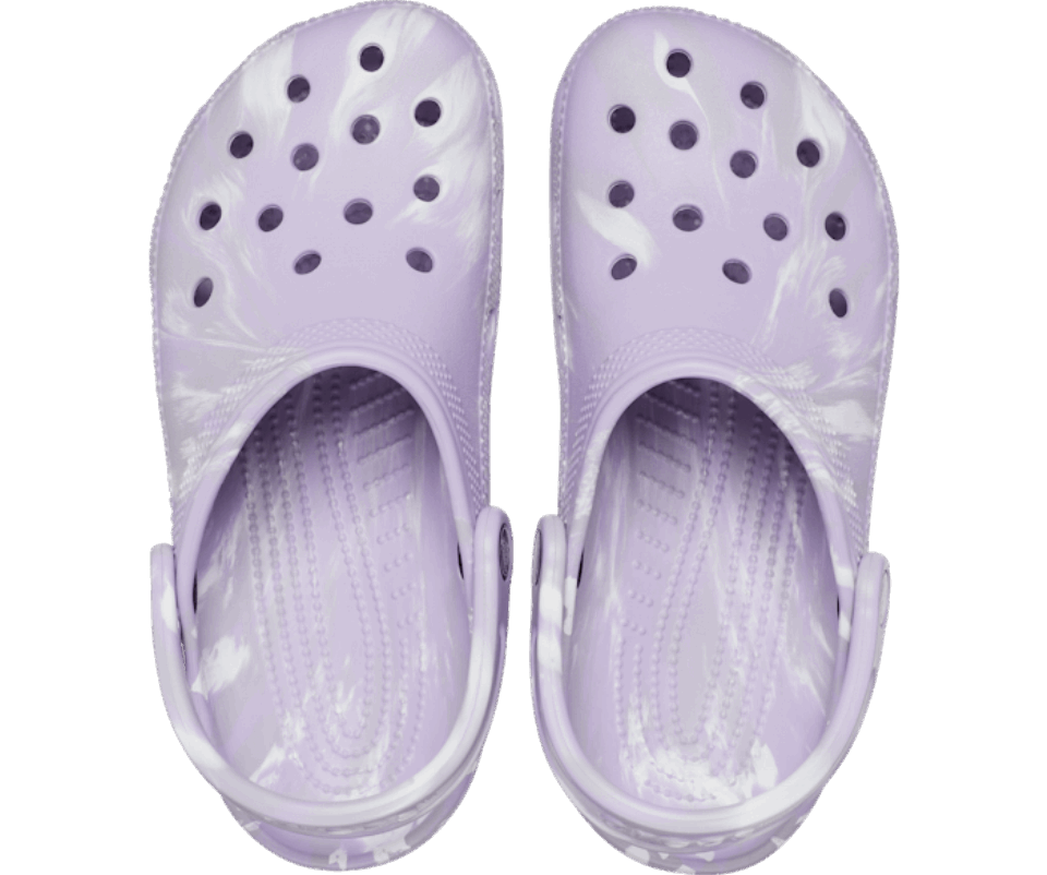 Crocs Klasikinė Marmurinė Klumpė Levanda-multi
