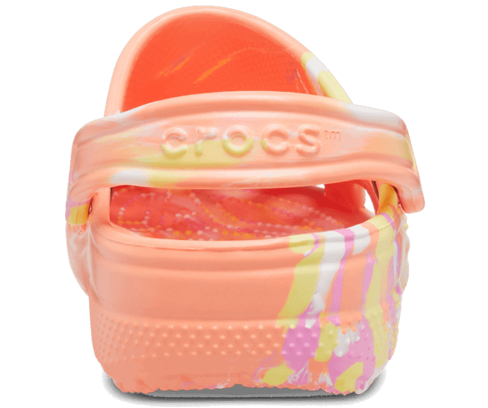 Crocs Klasikinė Marmurinė Klumpė Papaya-multi