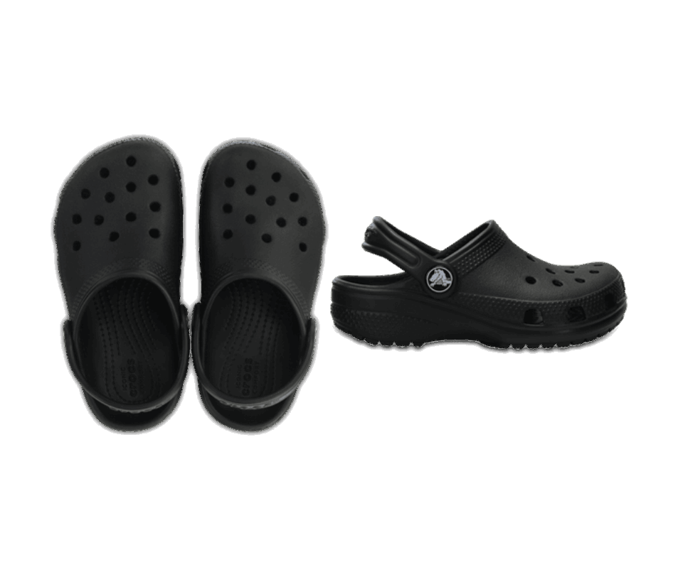 Crocs Toddler Klasikinė Klumpė Juoda