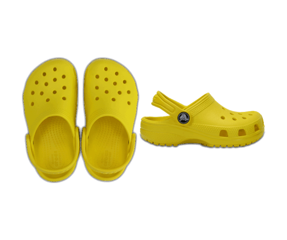 Crocs Bamblys Klasikinis Klumpis Citrina