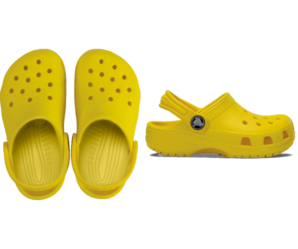 Crocs Vaikiška Klasikinė Klumpės Citrina