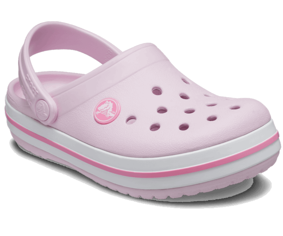 Crocs Kids' Crocband™ Klumpės Balerinos Rožinės Spalvos