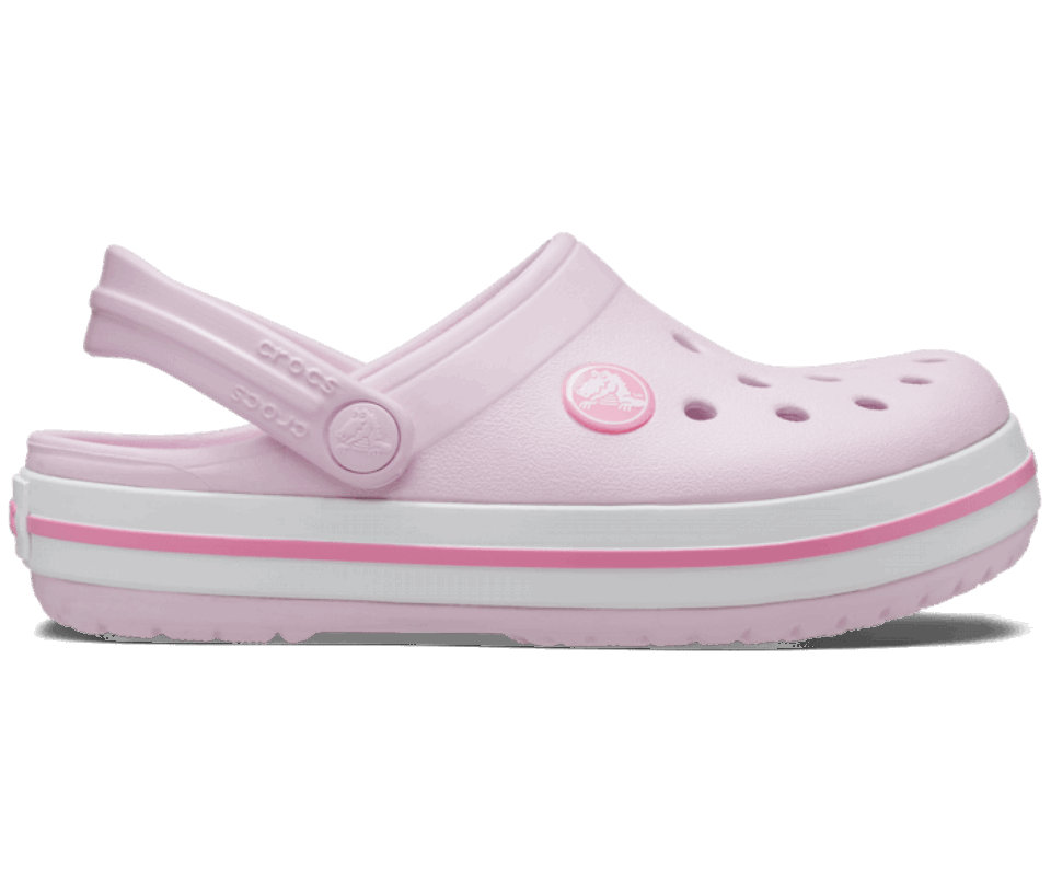 Crocs Kids' Crocband™ Klumpės Balerinos Rožinės Spalvos