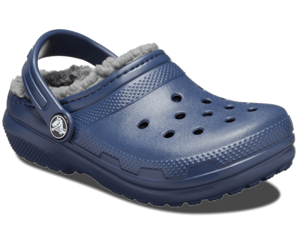 Crocs Vaikams Klasikinis Pamušalas Tamsiai Medžio Anglies Klumpėmis