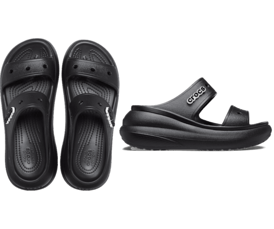 Crocs Klasikinis Crush Sandalas Juodas