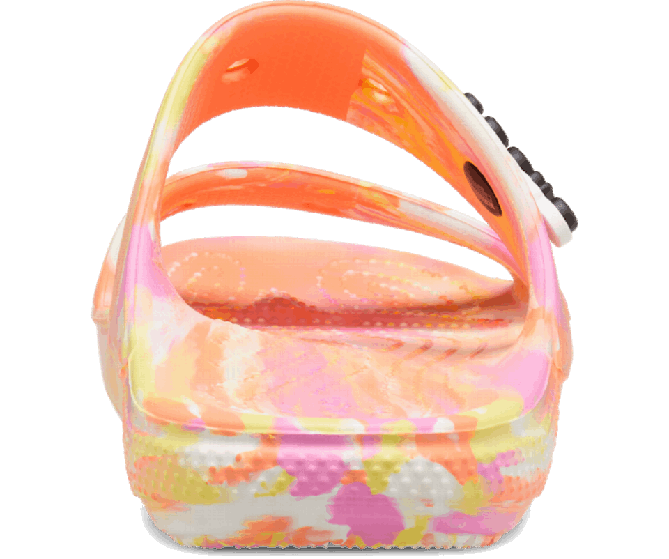 Crocs Klasikinis Marmurinis Sandalas Papaya-multi
