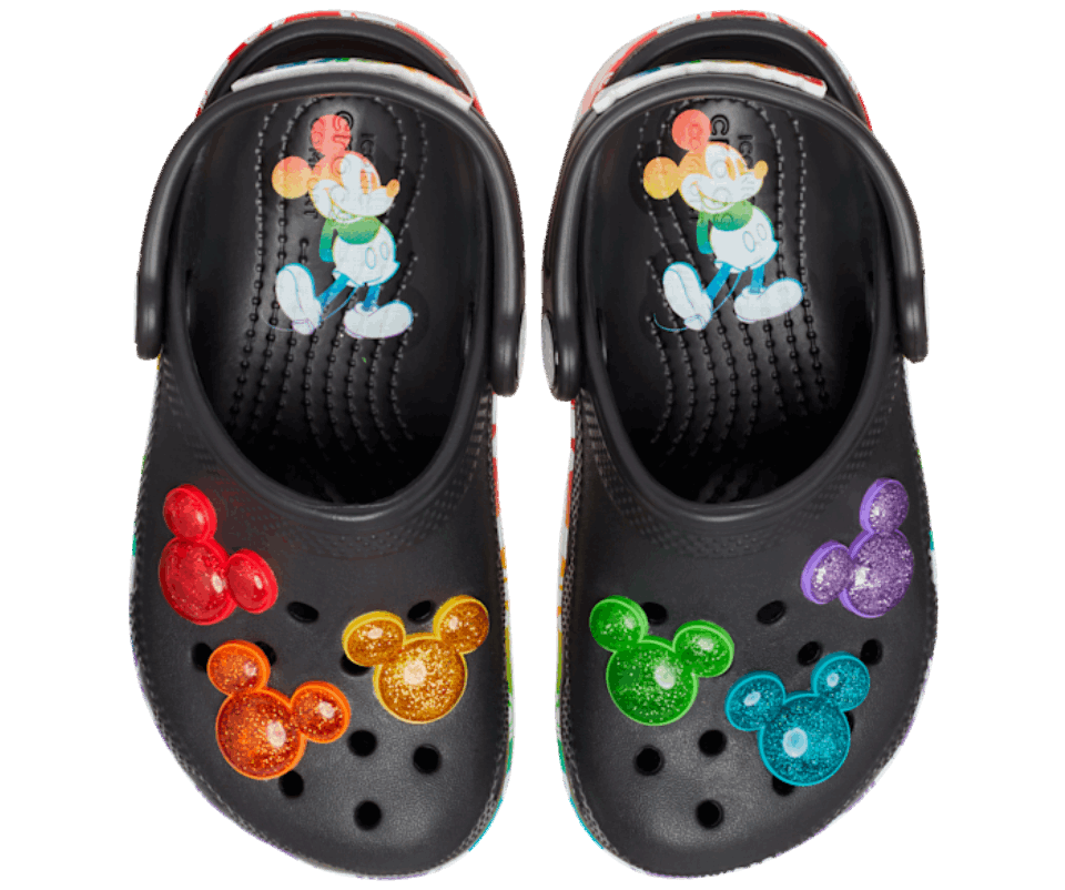 Crocs Mažiems Vaikams Klasikinė Disney Klumpė Juoda-multi