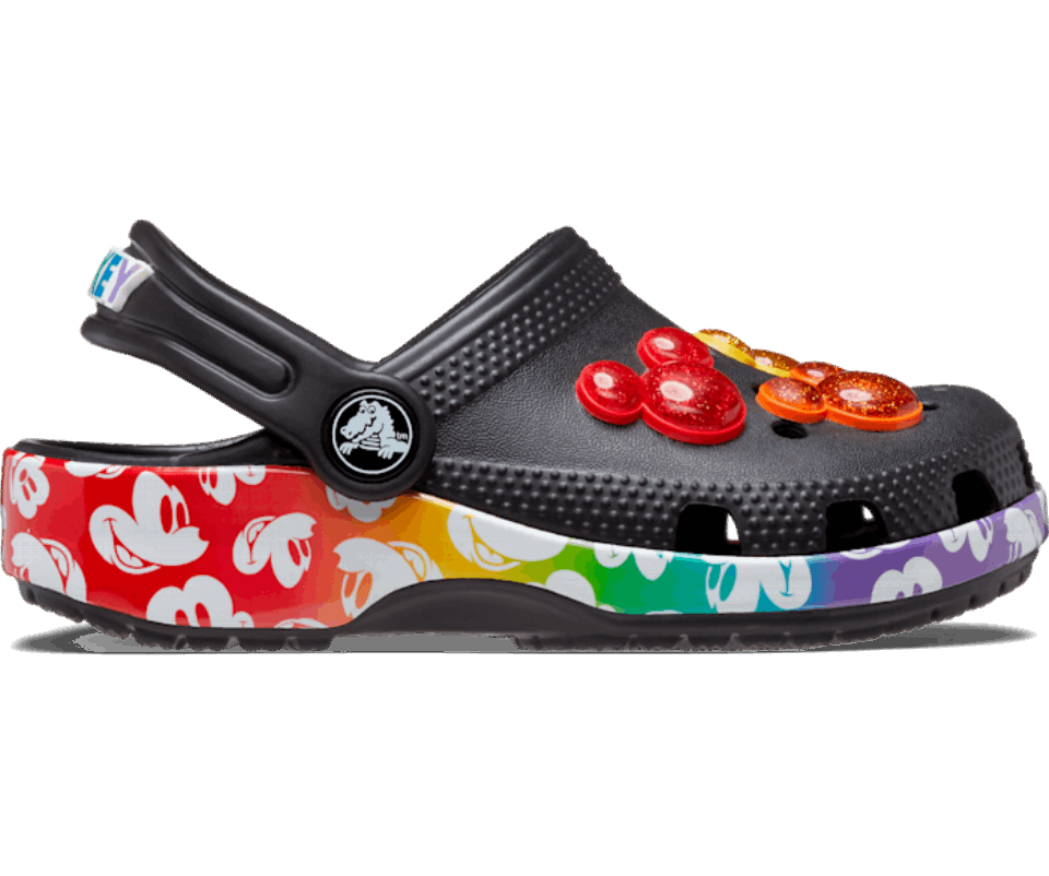 Crocs Mažiems Vaikams Klasikinė Disney Klumpė Juoda-multi