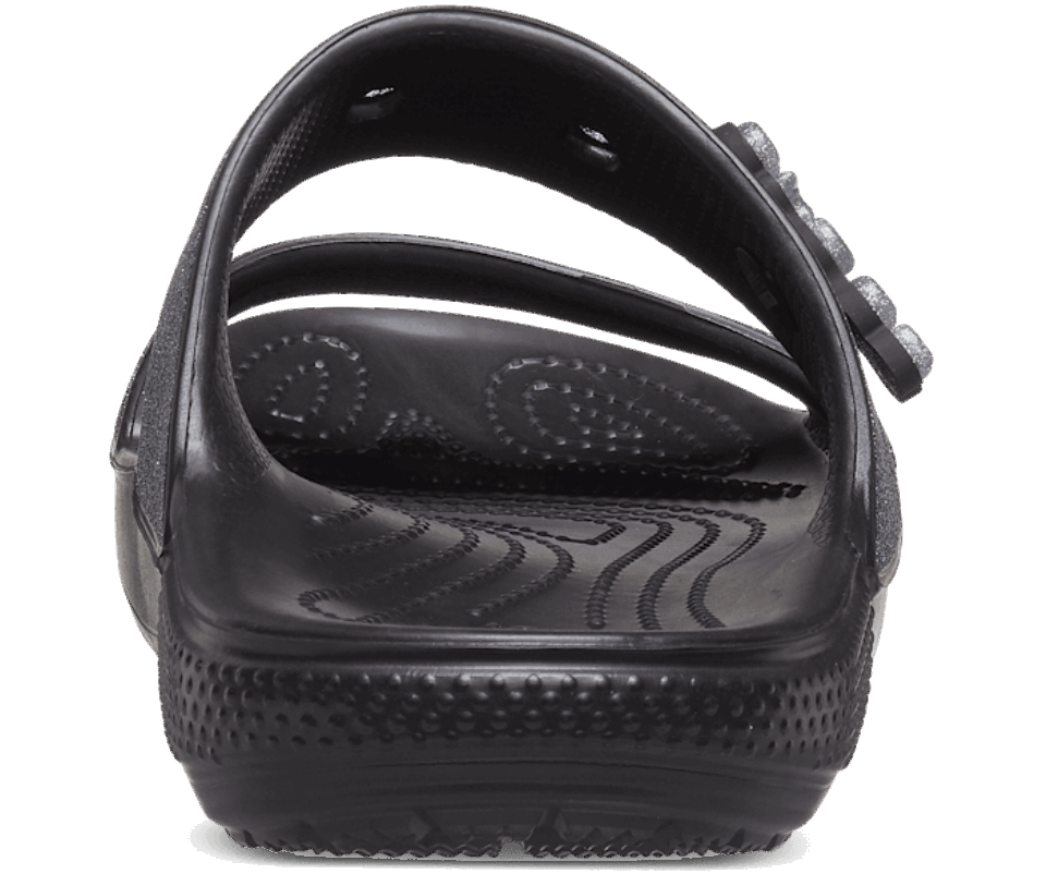 Crocs Klasikinis Blizgantis Sandalas Juodas