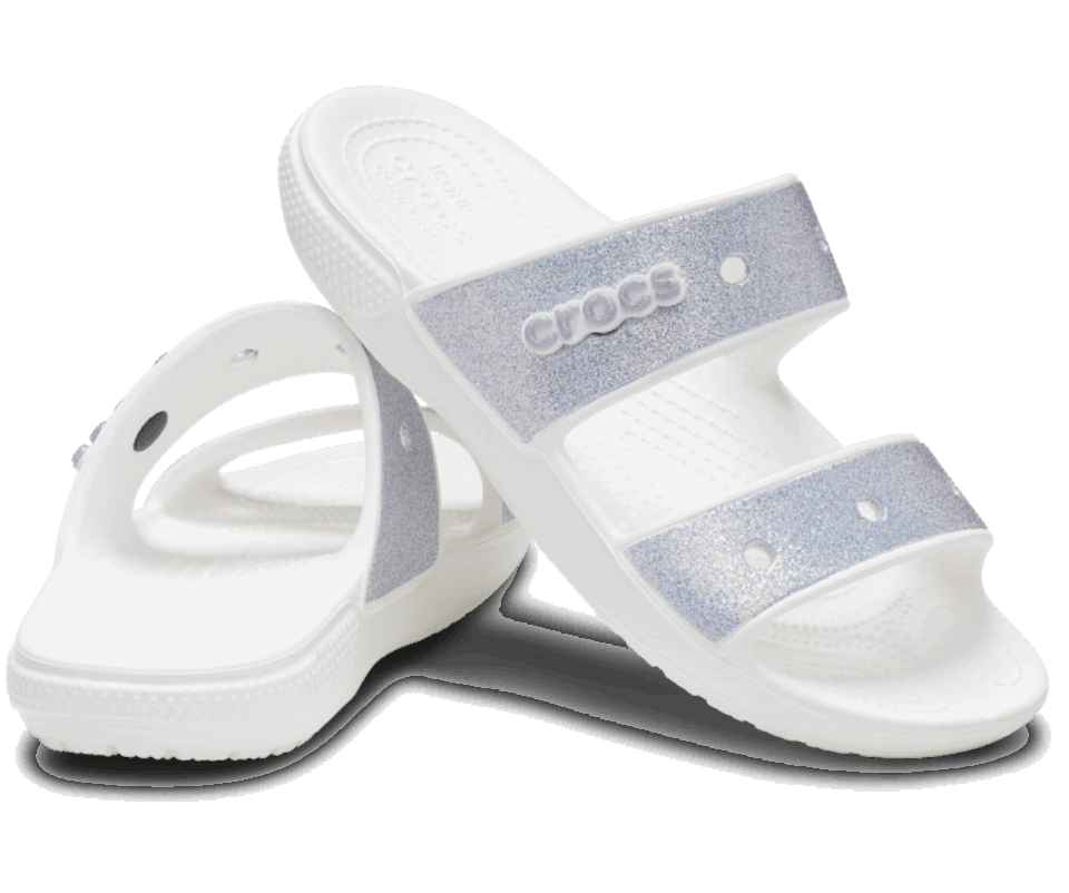Crocs Klasikiniai Blizgantys Sandalai