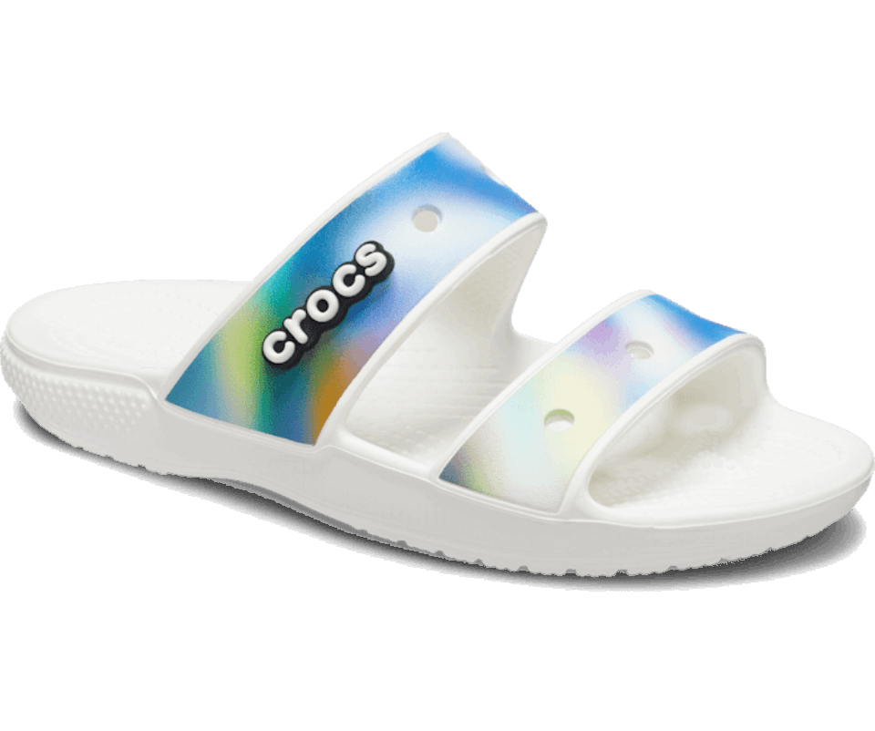 Crocs Klasikinis Soliarizuotas Sandalas Baltas-multi