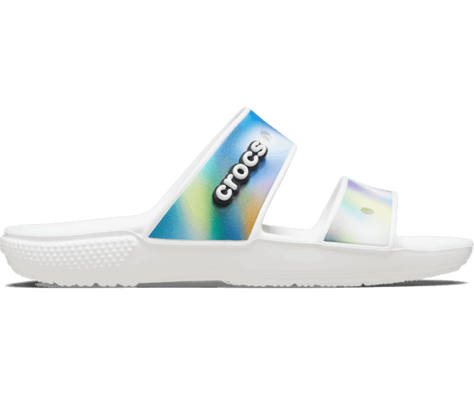 Crocs Klasikinis Soliarizuotas Sandalas Baltas-multi