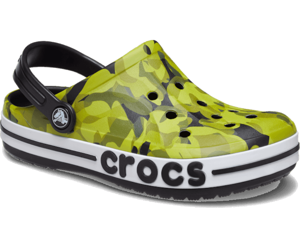 Crocs Vaikiškas Bayaband Bubble Camo Clog Black-multi