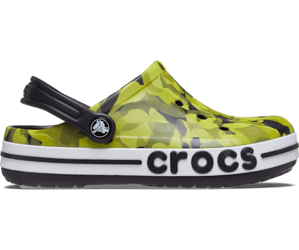 Crocs Vaikiškas Bayaband Bubble Camo Clog Black-multi