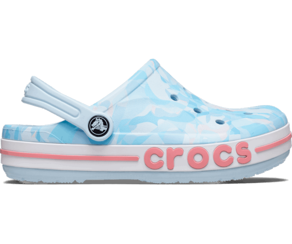 Crocs Vaikiškas Bayaband Bubble Camo Clog Mineral Blue