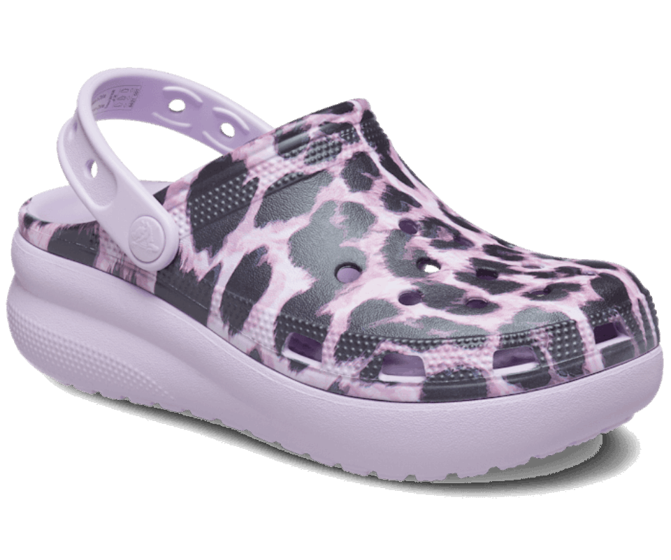 Crocs Vaikams Klasikinis Gyvūnų Raštas Cutie Klumpės Leopardas
