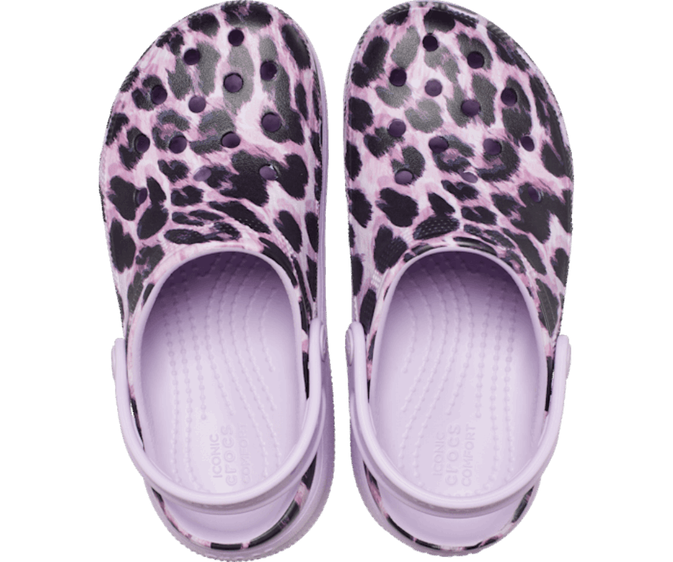 Crocs Vaikams Klasikinis Gyvūnų Raštas Cutie Klumpės Leopardas