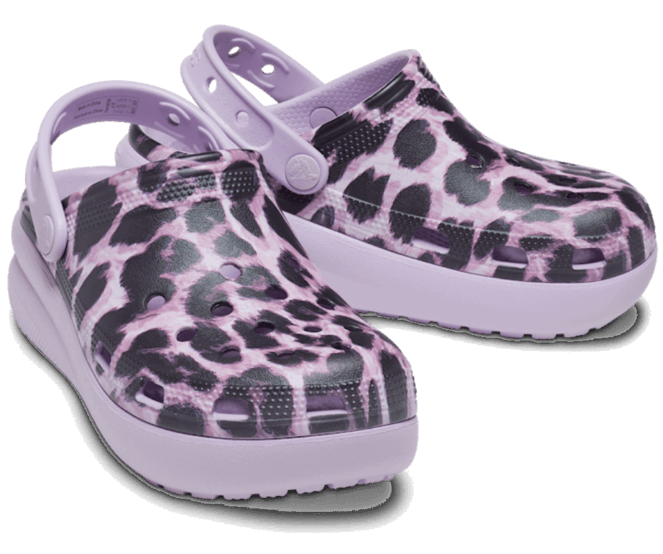 Crocs Vaikams Klasikinis Gyvūnų Raštas Cutie Klumpės Leopardas