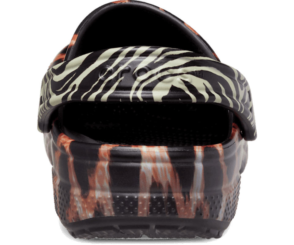 Crocs Klasikinis Gyvūnų Remiksas Clog Black-multi Animal