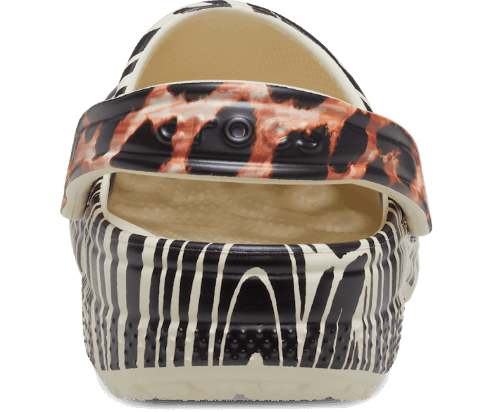 Crocs Klasikinis Gyvūnų Remiksas Clog Bone-multi Animal